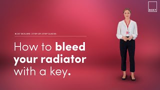 How to bleed your radiators with a key | BOXT Boilers