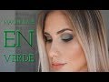 maquillaje para fiestas en verde - Carolina Ortiz