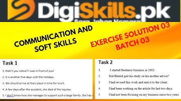 communication and soft skill exercise 03 batch 03 | digiskills | exercise 03 batch 3 Muhammad Abbas
