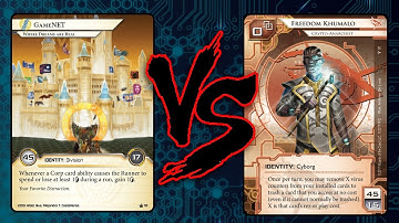 [EN] Android: Netrunner - In English #26 GameNet Tracers VS Freedom Run