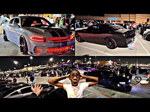 Late Night Car Meet In Houston