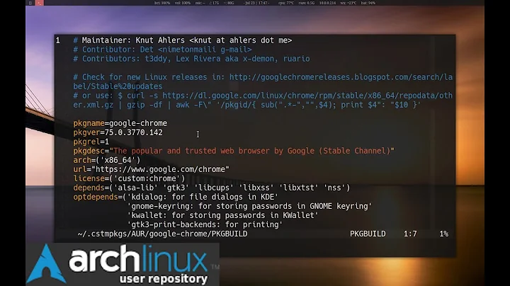 Arch Linux | Installing Packages From The AUR