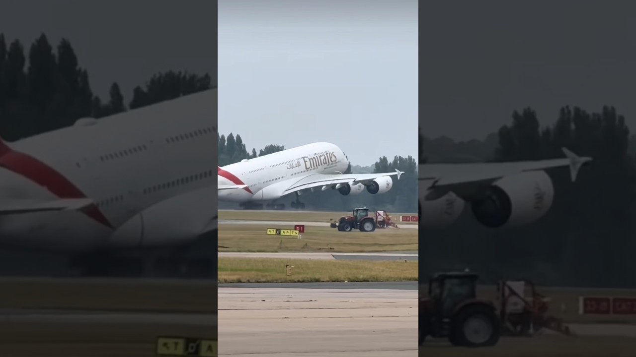 Emirates Airlines Airbus A380 😮🛫 