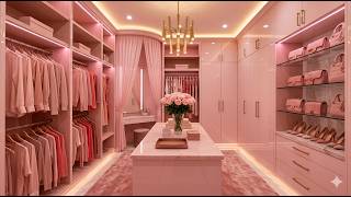 Pink Walk-In Closet Ambience 🌸✨ Soft Luxury & Upbeat Jazz Vibes screenshot 3