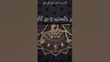 ما تيسر من سورة الذاريات | محمد حمزة #اكسبلور #المصحف #التجويد #راحة_نفسية #لايك #محمد_حمزة