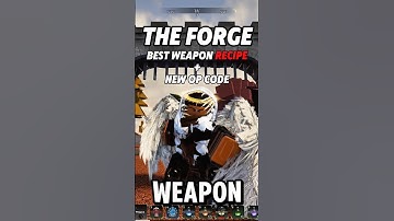 Best Weapon Recipe + New Op Code | The Forge #theforge #roblox #captinttb