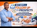 27. How to sell - Best ways to follow up on prospect and maintain communication