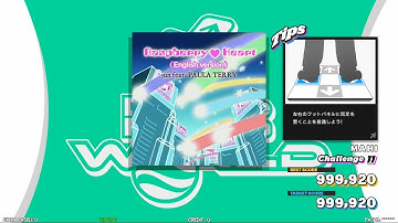 DDR Raspberry♡Heart (English version) Single Challenge no bar PFC 999,930