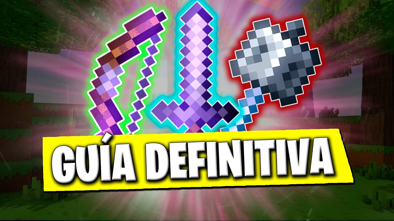 ✨ Los MEJORES ENCANTAMIENTOS Para TODAS Las ARMAS en Minecraft