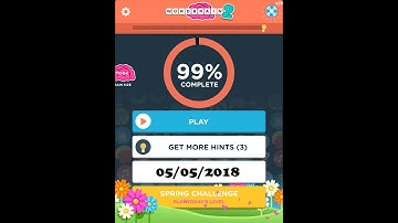 Wordbrain 2 Spring Challenge May 5 2018 | Wordbrain 2 Spring Answers