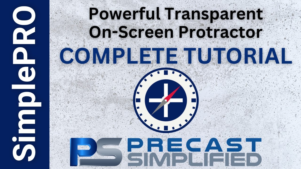 SimplePRO Protractor: Round and Rectangular Structures