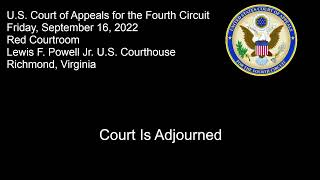 Oral Arguments (Panel I) - 8:30AM Friday 9/16/2022