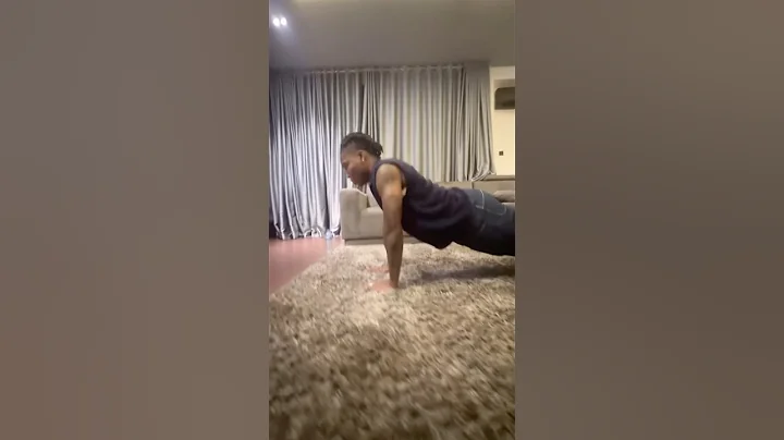 Reekado Bankz shows off press up #shorts