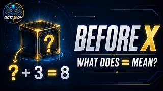 Algebra Lesson 1: Before x — Unknowns, Equality & Your First Equation