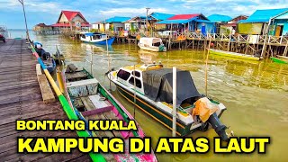 BANYAK BOAT INILAH KAMPUNG DI ATAS LAUT BONTANG KUALA