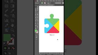 Adobe Illustrator 2026 Logo Design Tutorial: Creative Puzzle Shape ✨#vicktimegraphic