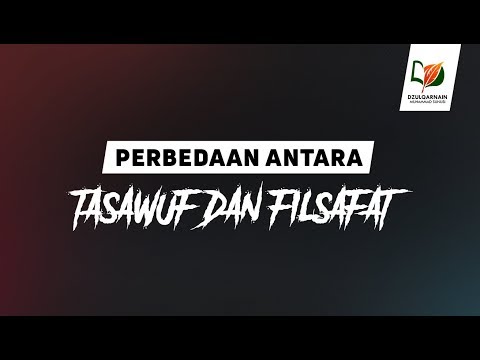 Perbedaan antara Tasawuf dan Filsafat