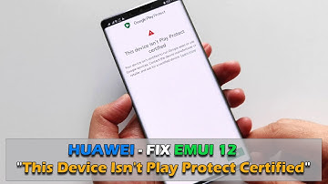 HUAWEI - FIX "This Device Isn