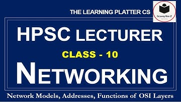 Network Models | HPSC Computer Lecturer | OSI Model | TCP/IP Model | Types of Addresses