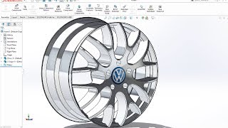 SolidWorks Tutorial VW Rims Design Training