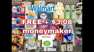Walmart Ibotta deals |FREE+ $3.08 moneymaker | CLEARANCE freebies & Overage.