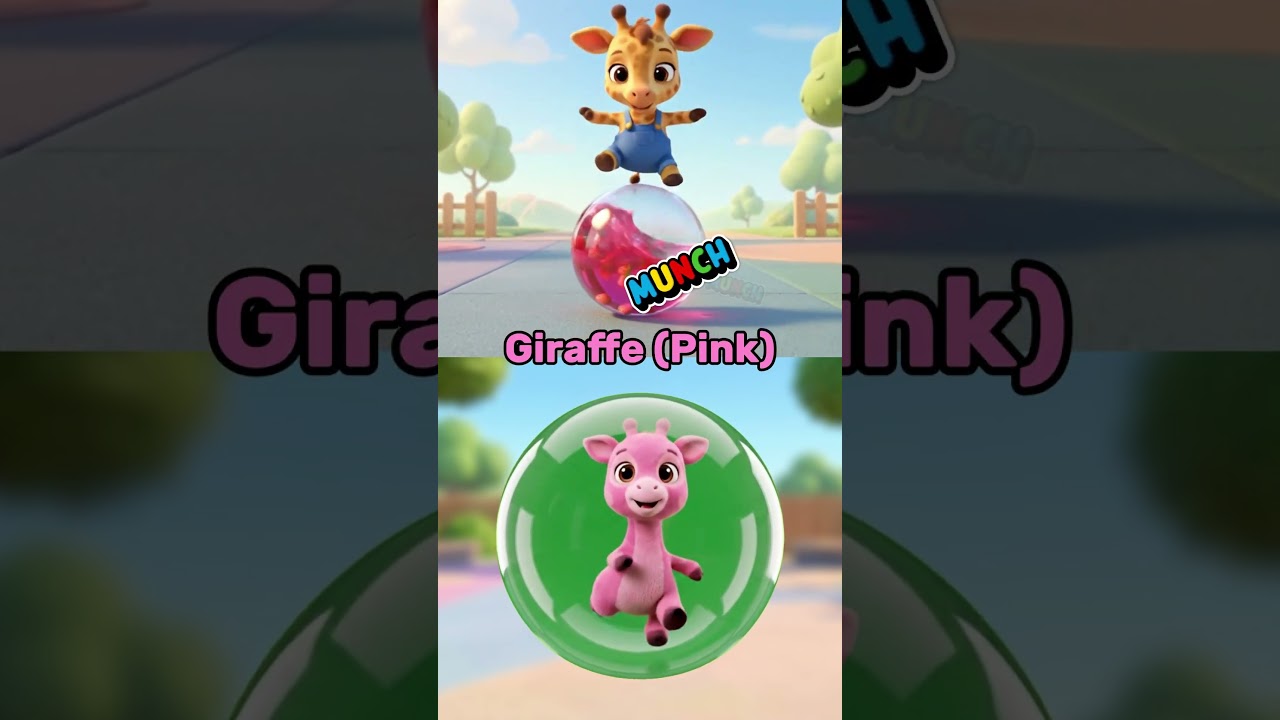 E F G H Elephant Flamingo Giraffe Hippo Learn Colors & Animal Sounds | Kids Jump Into Color 🌈🐾