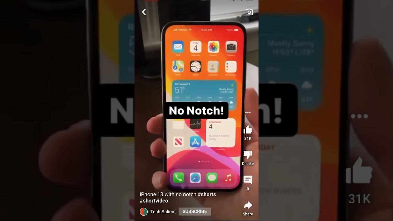 I PHONE 13 # FIRST LOOK # No Notch