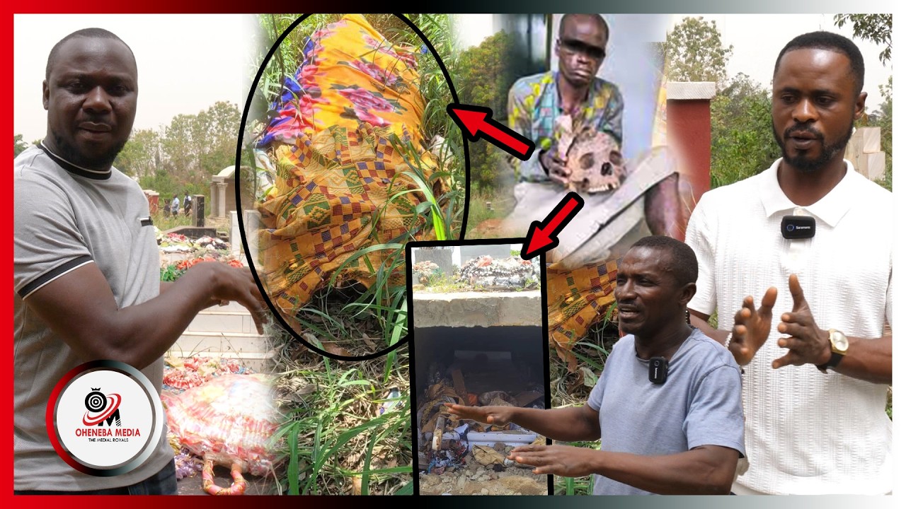 🔥Looters Have Stolen A Corpe Of An Old Woman ,Cut 0ff Her Head And Returned It At Mampong Cemetary 