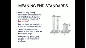 Calibration of End Bars.