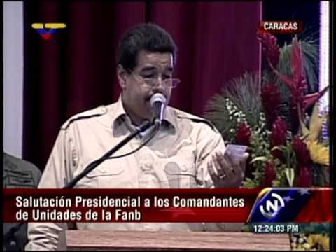 Presidente Nicolás Maduro en evento con Comandantes de la FANB en la Academia Militar