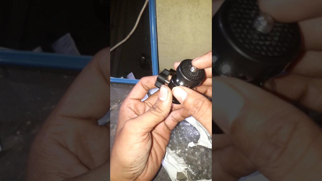 ball head tripod mount YouTube