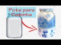 DECOUPAGEM EM POTE DE VIDRO PARA COZINHA