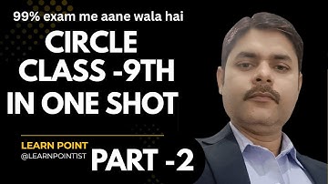 Class 9 Maths – Circles Ex 9.2 Q5 & Q6 | Circle Important Questions | Class 9#mathematics #youtube 