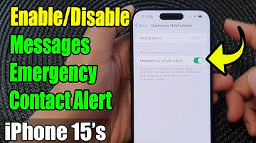 iPhone 15/15 Pro Max: How to Enable/Disable Messages Emergency Contact Alert