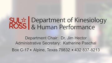 Sul Ross State University: Department of Kinesiology & Human Performance