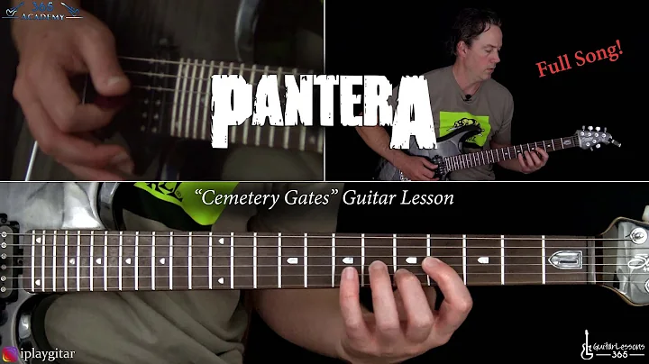 Cemetery Gates Guitar Lesson (Full Song) - Pantera