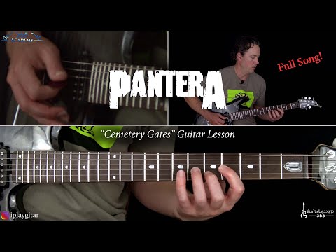 Cemetery Gates Guitar Lesson Pantera Guitar Lessons 365