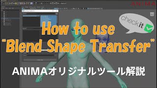 【ツール解説】Blend Shape Transfer マニュアル