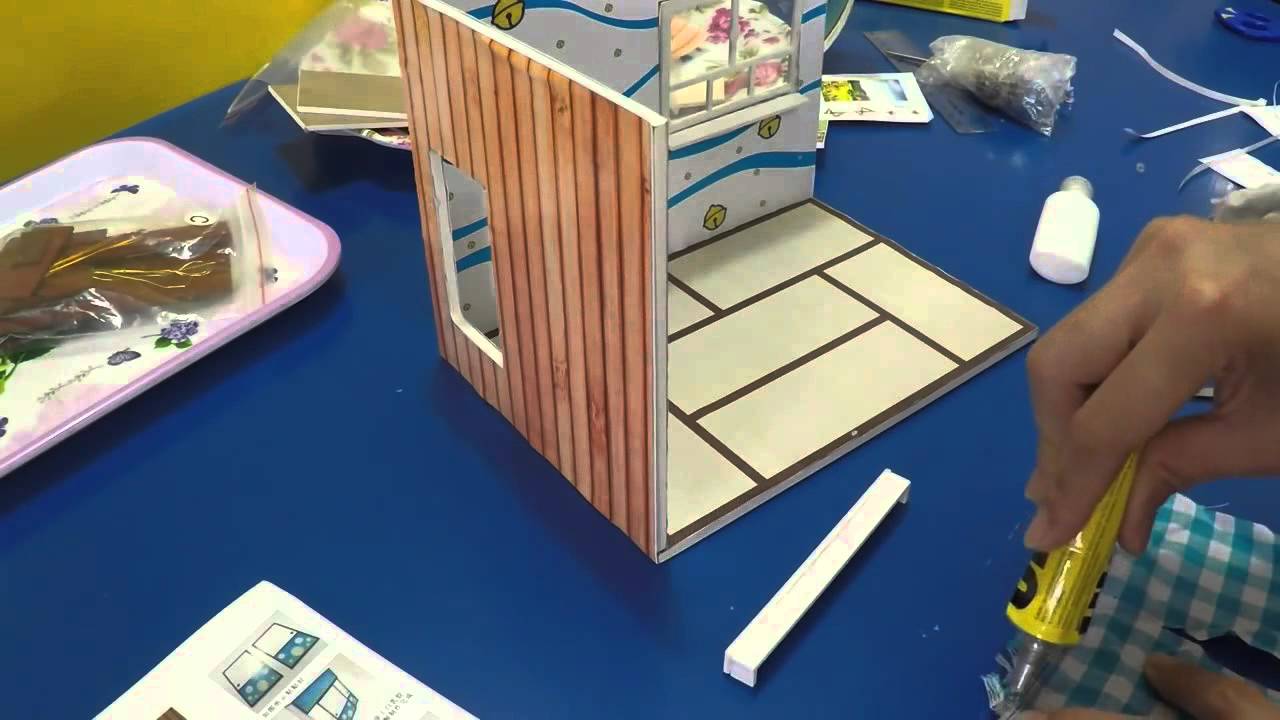 Đồ chơi mô hình lắp ráp bằng gỗ,nhà búp bê bằng gỗ doremon Phần 1 ...