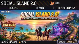 New Social Island 🏝 Craftland Map 2.0 🗺️ Code - #U28Q75 More Adventure Map 🔥 || Garena Free Fire Max