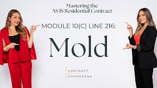 Florida Real Estate Contract | AS-IS Residential: Module 10 (C) Line 216: MOLD