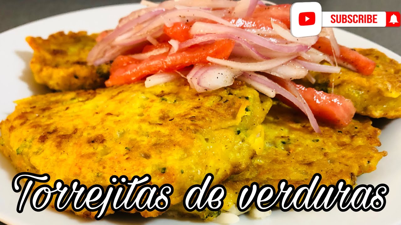 TORREJITAS DE VERDURAS fáciles de preparar y muy ricas 💛