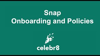 Onboarding Celebr8 App & Review Policies screenshot 1