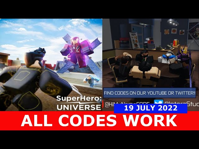 SuperHero Universe Codes - Roblox - December 2023 