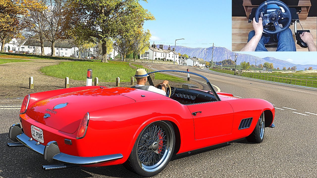 Ferrari 250 California 1957 - Forza Horizon 4 | Logitech G920 Steering Wheel Gameplay - YouTube