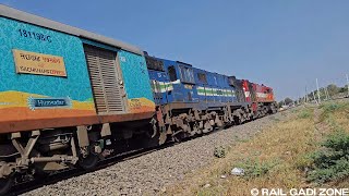 12716 Amritsar - Hazur Sahib Nanded Sachkhand Express Arriving at Purna Railway Station | WDG3A Loco