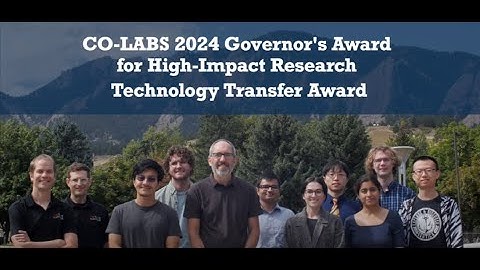 2024 CO-LABS Technology Transfer Award - Governor