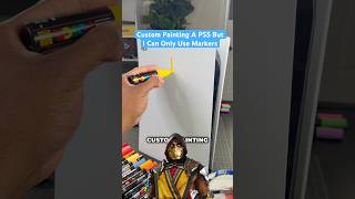 Painting Mortal Kombat But I Can Only Use Markers! 🤯 #drawing #shorts #art