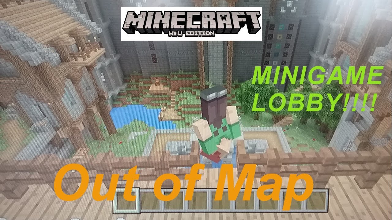 Minecraft Wii u Edition Out of Map in der Minigame Lobby! - YouTube