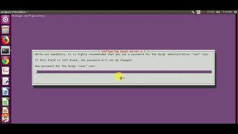 HOW to install MYSQL in ubuntu16.04 on virtualbox